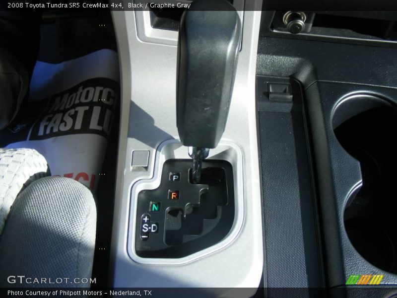 Black / Graphite Gray 2008 Toyota Tundra SR5 CrewMax 4x4