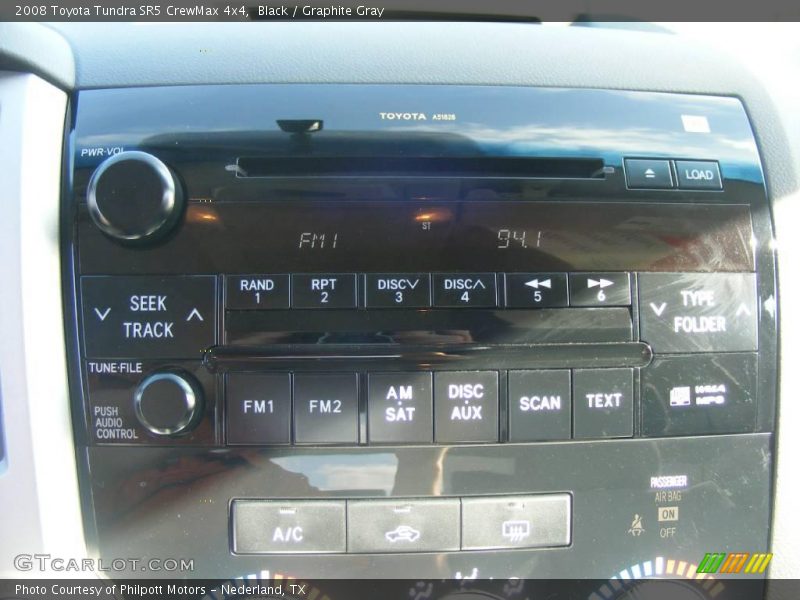 Black / Graphite Gray 2008 Toyota Tundra SR5 CrewMax 4x4