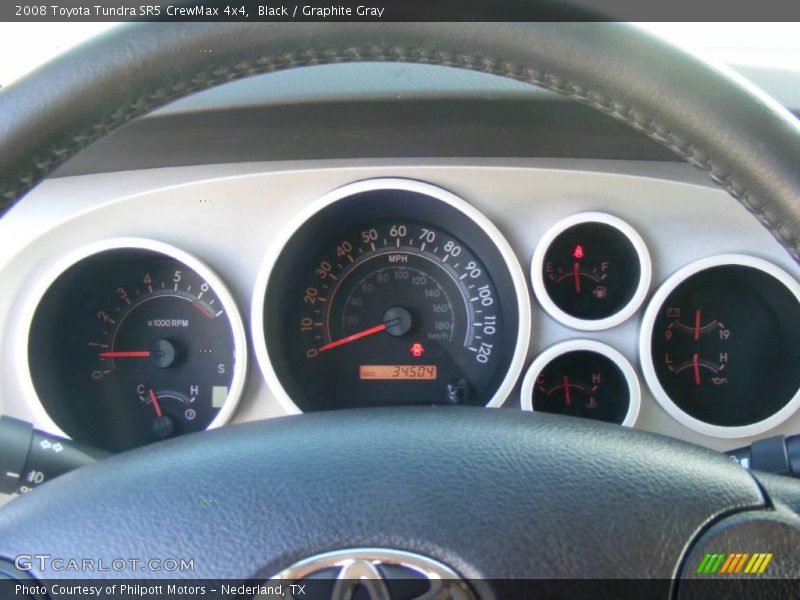 Black / Graphite Gray 2008 Toyota Tundra SR5 CrewMax 4x4