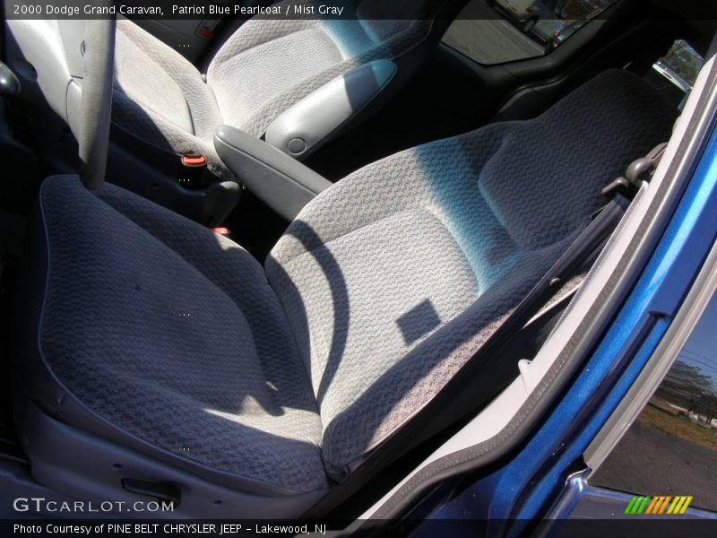 Patriot Blue Pearlcoat / Mist Gray 2000 Dodge Grand Caravan