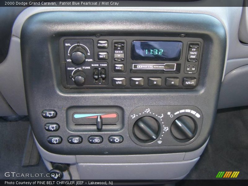 Patriot Blue Pearlcoat / Mist Gray 2000 Dodge Grand Caravan