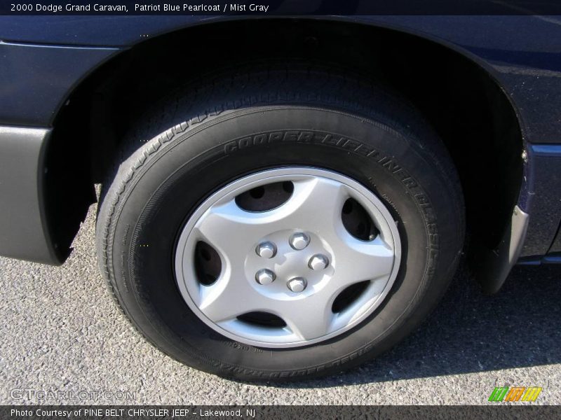 Patriot Blue Pearlcoat / Mist Gray 2000 Dodge Grand Caravan