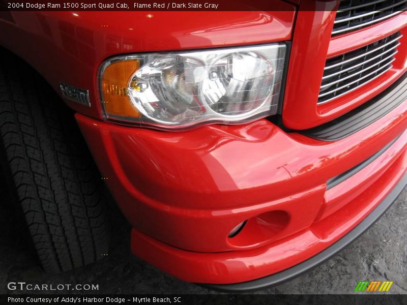 Flame Red / Dark Slate Gray 2004 Dodge Ram 1500 Sport Quad Cab