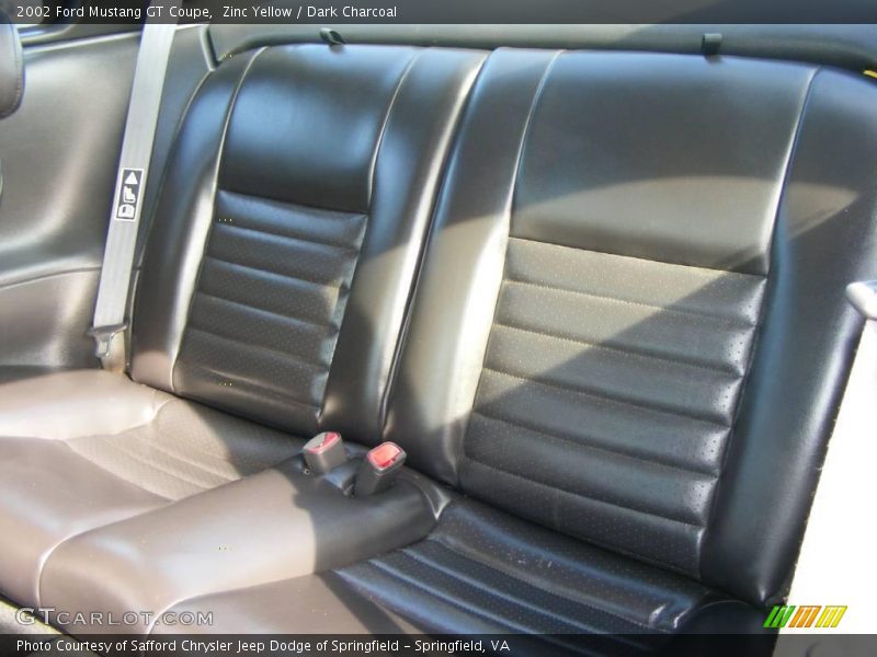 Zinc Yellow / Dark Charcoal 2002 Ford Mustang GT Coupe