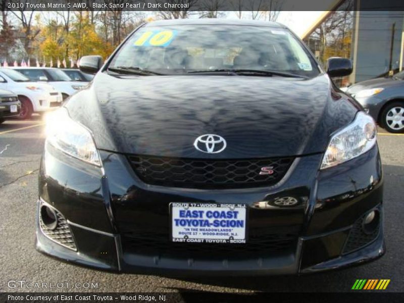 Black Sand Pearl / Dark Charcoal 2010 Toyota Matrix S AWD