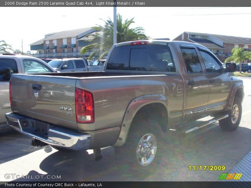 Light Khaki Metallic / Khaki 2006 Dodge Ram 2500 Laramie Quad Cab 4x4