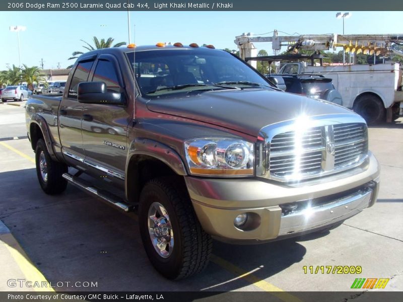 Light Khaki Metallic / Khaki 2006 Dodge Ram 2500 Laramie Quad Cab 4x4