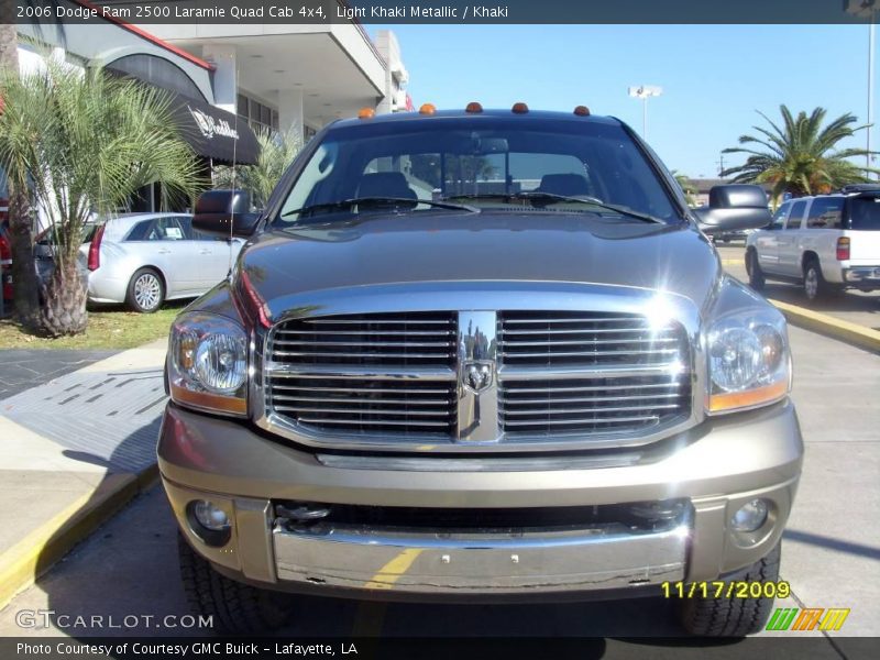 Light Khaki Metallic / Khaki 2006 Dodge Ram 2500 Laramie Quad Cab 4x4