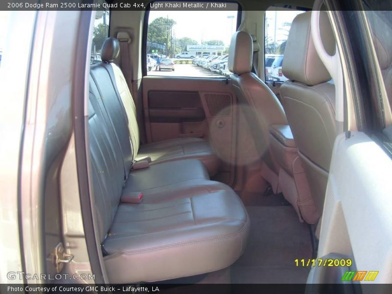 Light Khaki Metallic / Khaki 2006 Dodge Ram 2500 Laramie Quad Cab 4x4