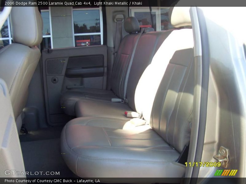 Light Khaki Metallic / Khaki 2006 Dodge Ram 2500 Laramie Quad Cab 4x4