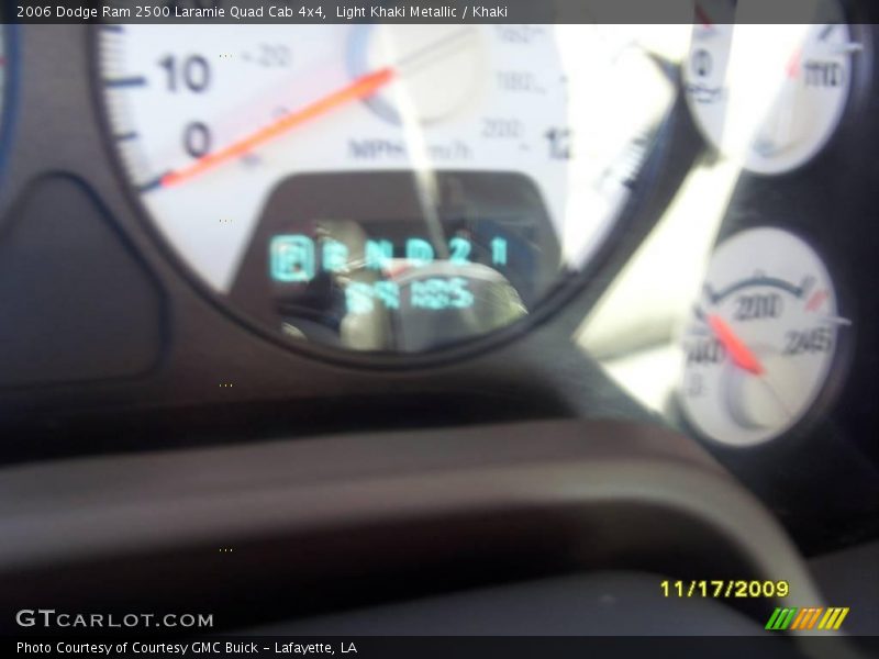 Light Khaki Metallic / Khaki 2006 Dodge Ram 2500 Laramie Quad Cab 4x4