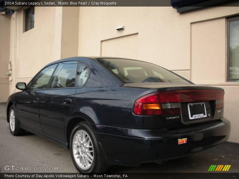 Mystic Blue Pearl / Gray Moquette 2004 Subaru Legacy L Sedan