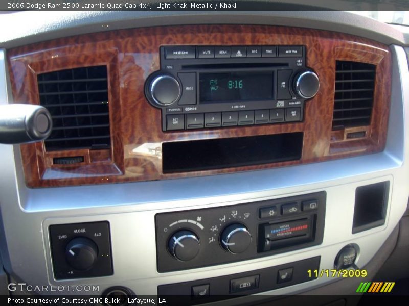 Light Khaki Metallic / Khaki 2006 Dodge Ram 2500 Laramie Quad Cab 4x4