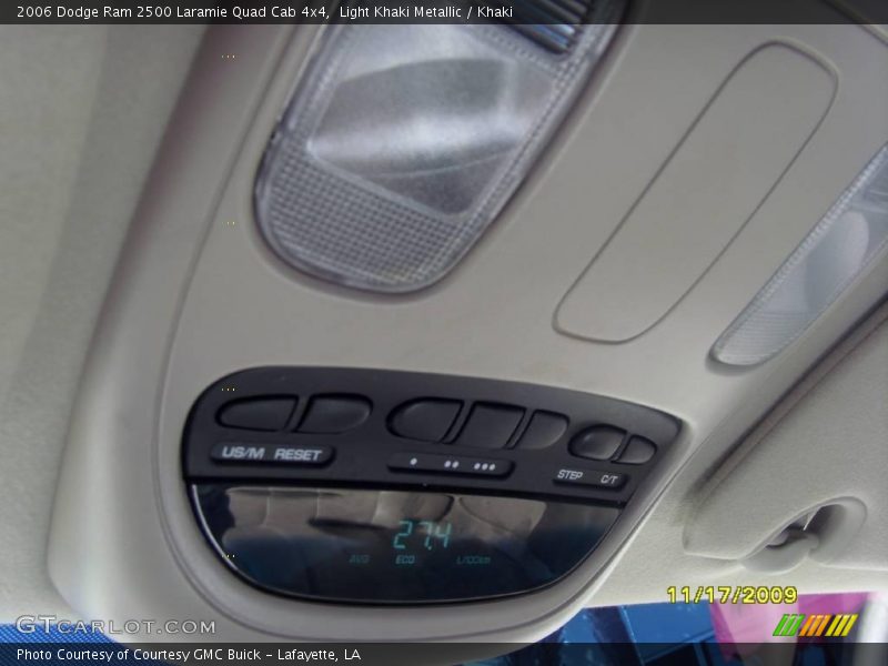 Light Khaki Metallic / Khaki 2006 Dodge Ram 2500 Laramie Quad Cab 4x4