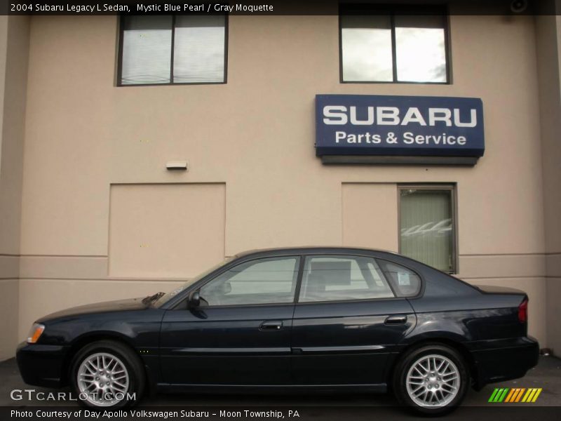 Mystic Blue Pearl / Gray Moquette 2004 Subaru Legacy L Sedan