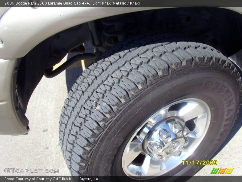 Light Khaki Metallic / Khaki 2006 Dodge Ram 2500 Laramie Quad Cab 4x4