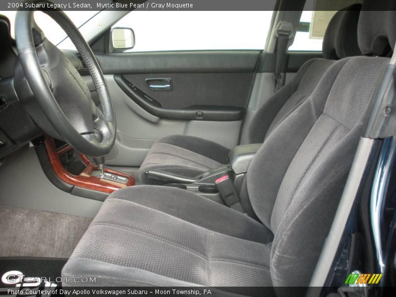 Mystic Blue Pearl / Gray Moquette 2004 Subaru Legacy L Sedan