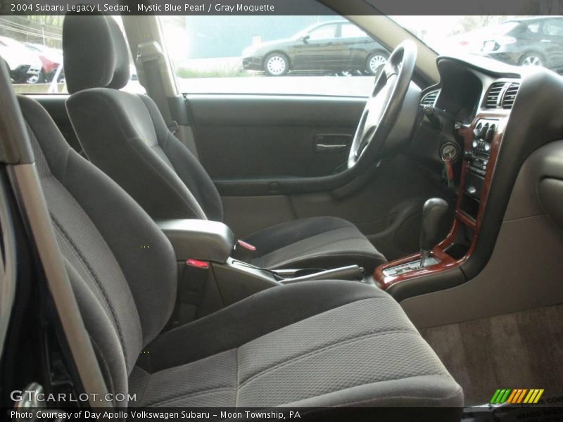 Mystic Blue Pearl / Gray Moquette 2004 Subaru Legacy L Sedan