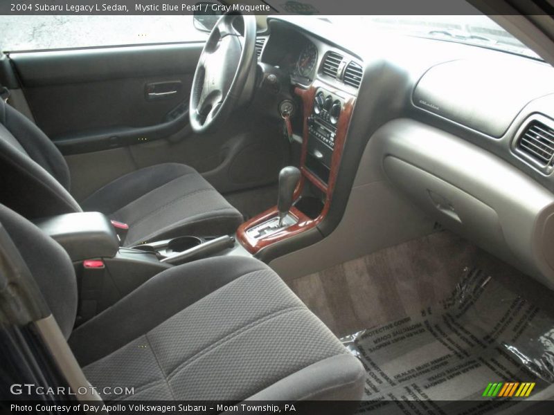 Mystic Blue Pearl / Gray Moquette 2004 Subaru Legacy L Sedan