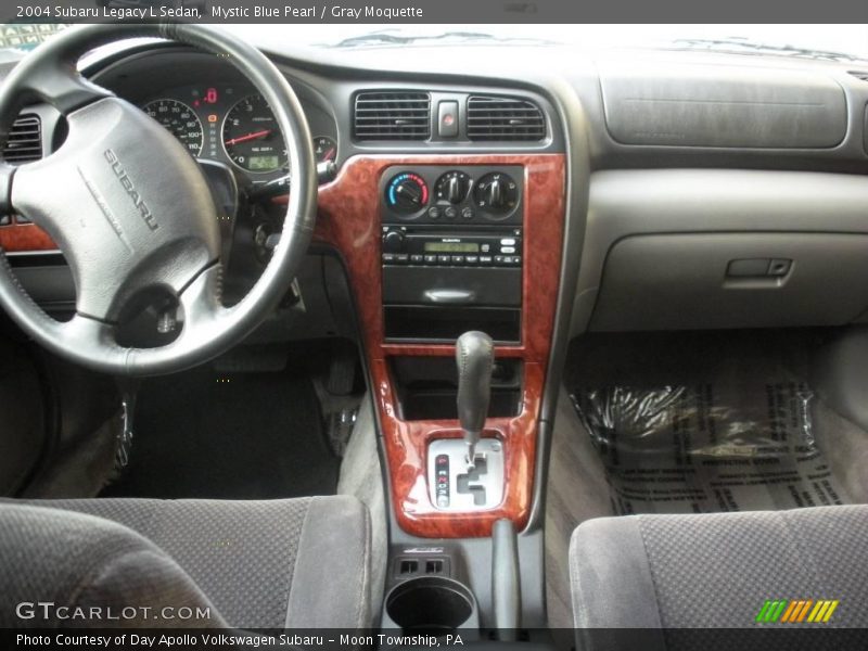 Mystic Blue Pearl / Gray Moquette 2004 Subaru Legacy L Sedan