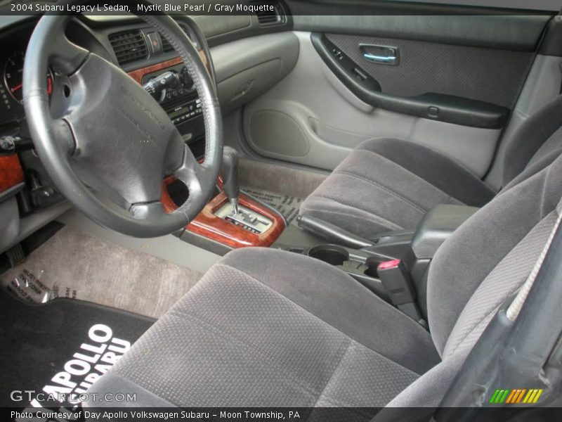 Mystic Blue Pearl / Gray Moquette 2004 Subaru Legacy L Sedan