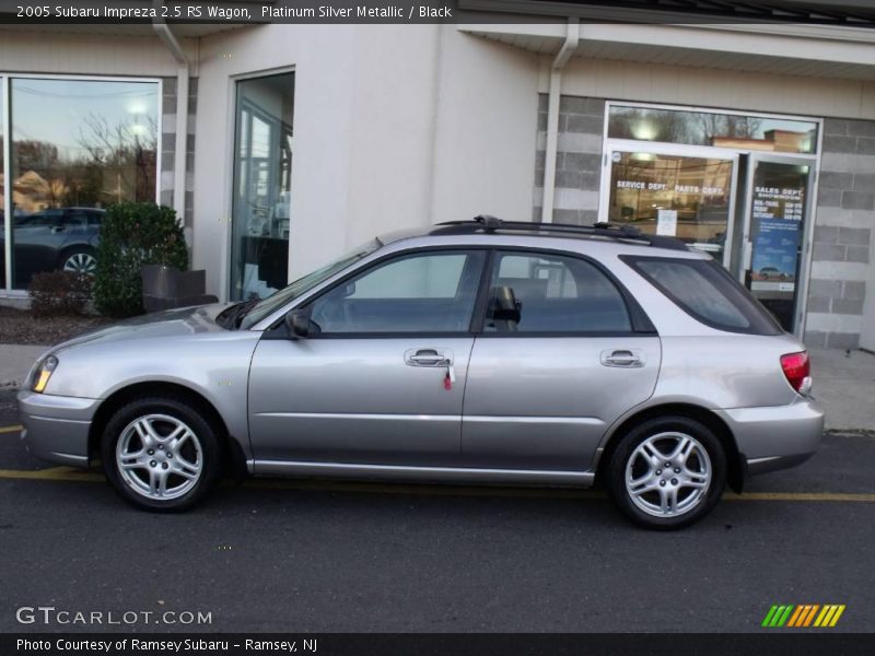 Platinum Silver Metallic / Black 2005 Subaru Impreza 2.5 RS Wagon