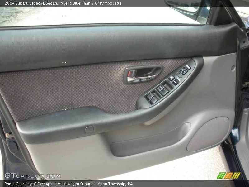 Mystic Blue Pearl / Gray Moquette 2004 Subaru Legacy L Sedan