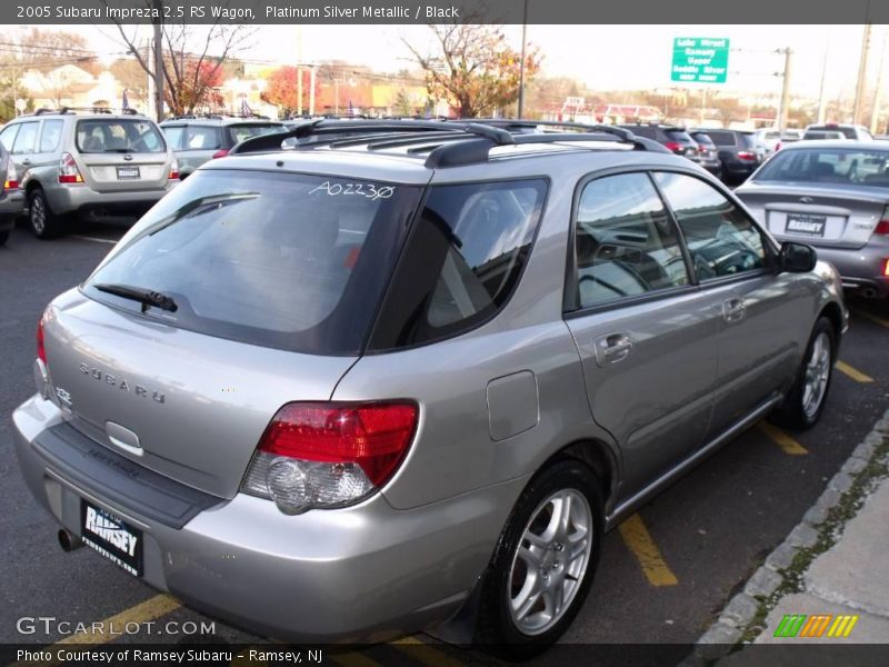 Platinum Silver Metallic / Black 2005 Subaru Impreza 2.5 RS Wagon