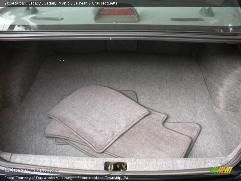 Mystic Blue Pearl / Gray Moquette 2004 Subaru Legacy L Sedan