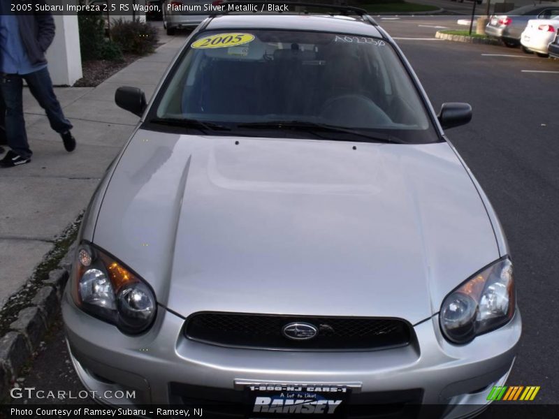 Platinum Silver Metallic / Black 2005 Subaru Impreza 2.5 RS Wagon