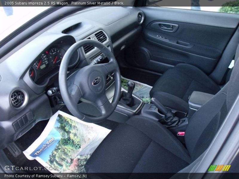 Platinum Silver Metallic / Black 2005 Subaru Impreza 2.5 RS Wagon