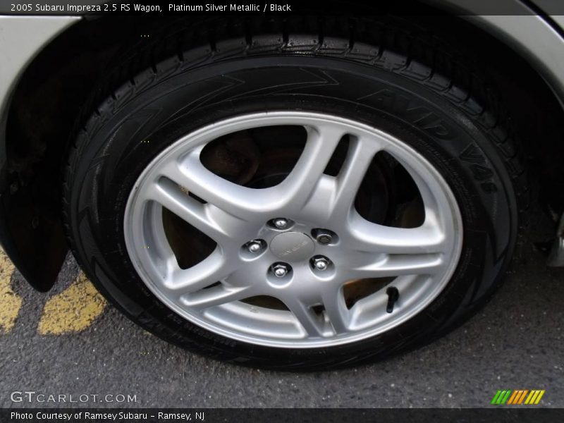 Platinum Silver Metallic / Black 2005 Subaru Impreza 2.5 RS Wagon