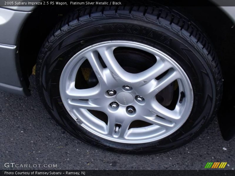 Platinum Silver Metallic / Black 2005 Subaru Impreza 2.5 RS Wagon