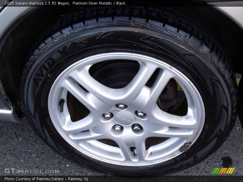 Platinum Silver Metallic / Black 2005 Subaru Impreza 2.5 RS Wagon