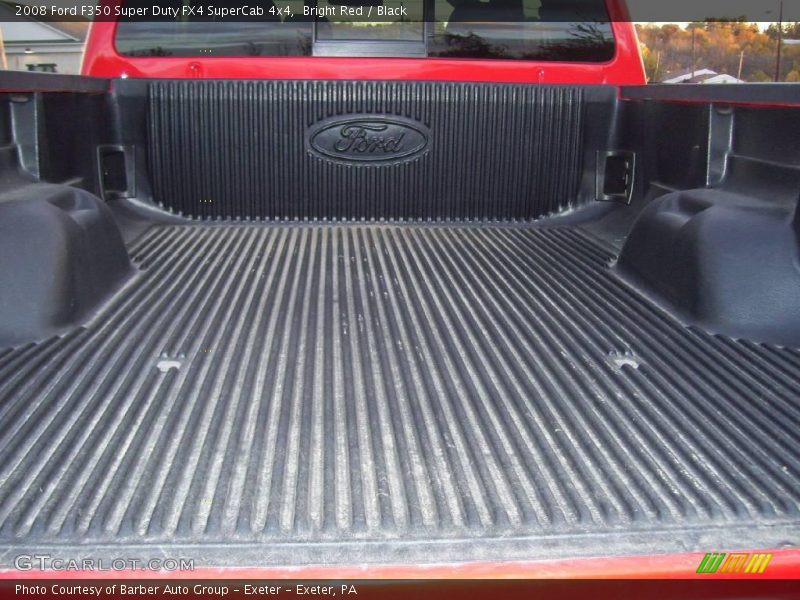 Bright Red / Black 2008 Ford F350 Super Duty FX4 SuperCab 4x4