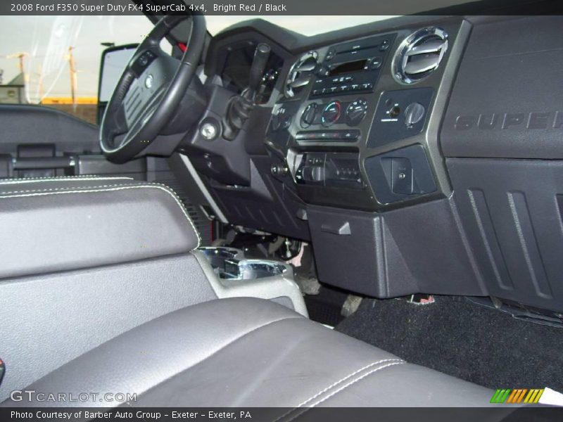 Bright Red / Black 2008 Ford F350 Super Duty FX4 SuperCab 4x4