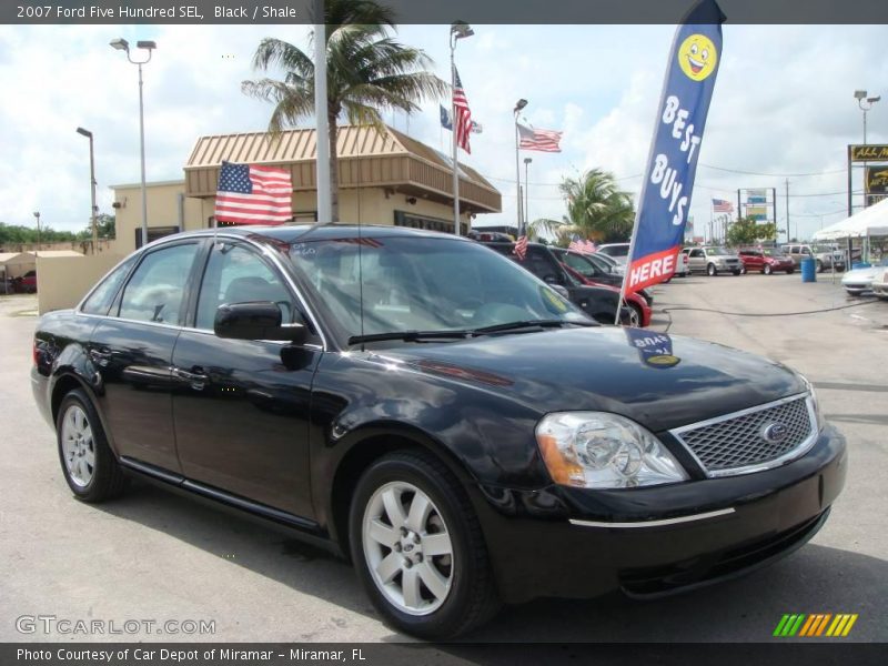 Black / Shale 2007 Ford Five Hundred SEL