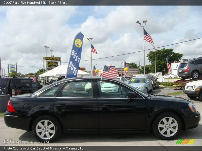 Black / Shale 2007 Ford Five Hundred SEL