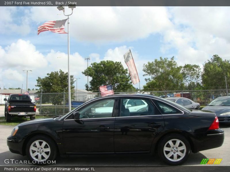 Black / Shale 2007 Ford Five Hundred SEL