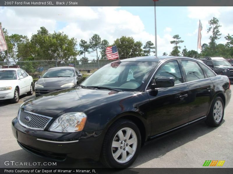 Black / Shale 2007 Ford Five Hundred SEL