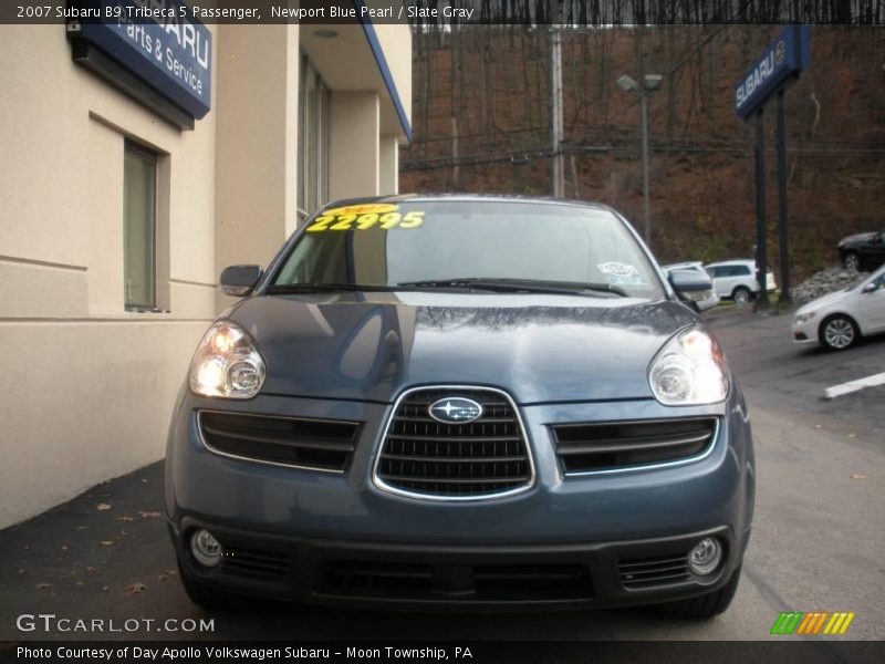 Newport Blue Pearl / Slate Gray 2007 Subaru B9 Tribeca 5 Passenger