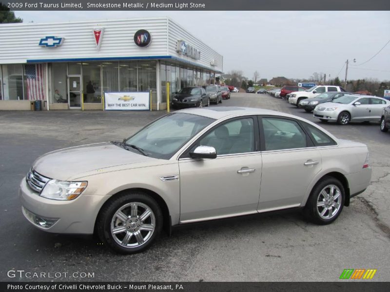 Smokestone Metallic / Medium Light Stone 2009 Ford Taurus Limited