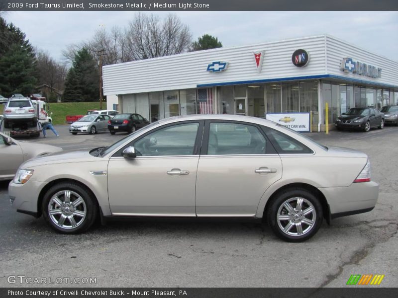 Smokestone Metallic / Medium Light Stone 2009 Ford Taurus Limited