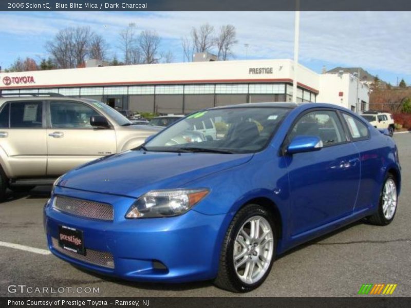 Blue Blitz Mica / Dark Charcoal 2006 Scion tC