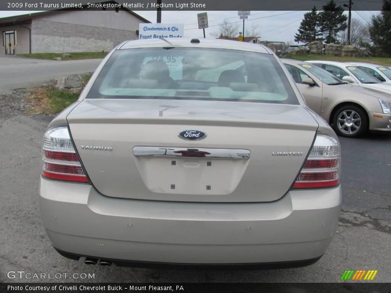 Smokestone Metallic / Medium Light Stone 2009 Ford Taurus Limited