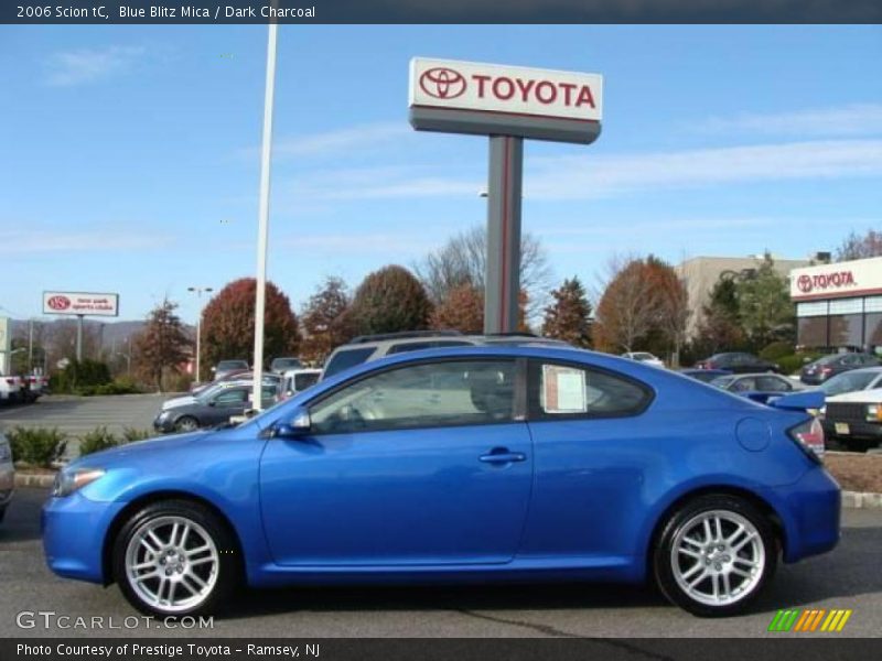 Blue Blitz Mica / Dark Charcoal 2006 Scion tC