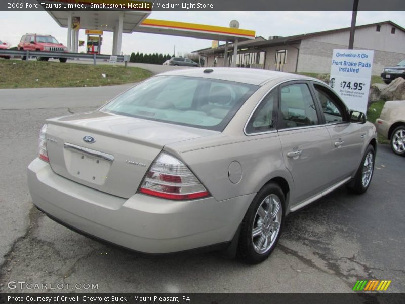 Smokestone Metallic / Medium Light Stone 2009 Ford Taurus Limited