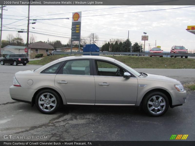 Smokestone Metallic / Medium Light Stone 2009 Ford Taurus Limited