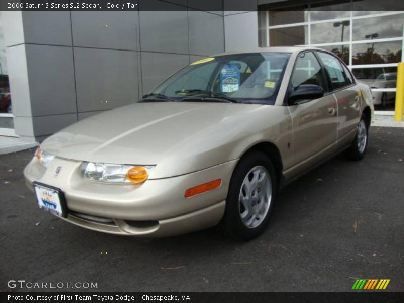 Gold / Tan 2000 Saturn S Series SL2 Sedan