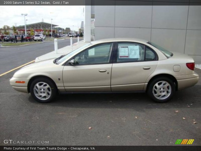 Gold / Tan 2000 Saturn S Series SL2 Sedan
